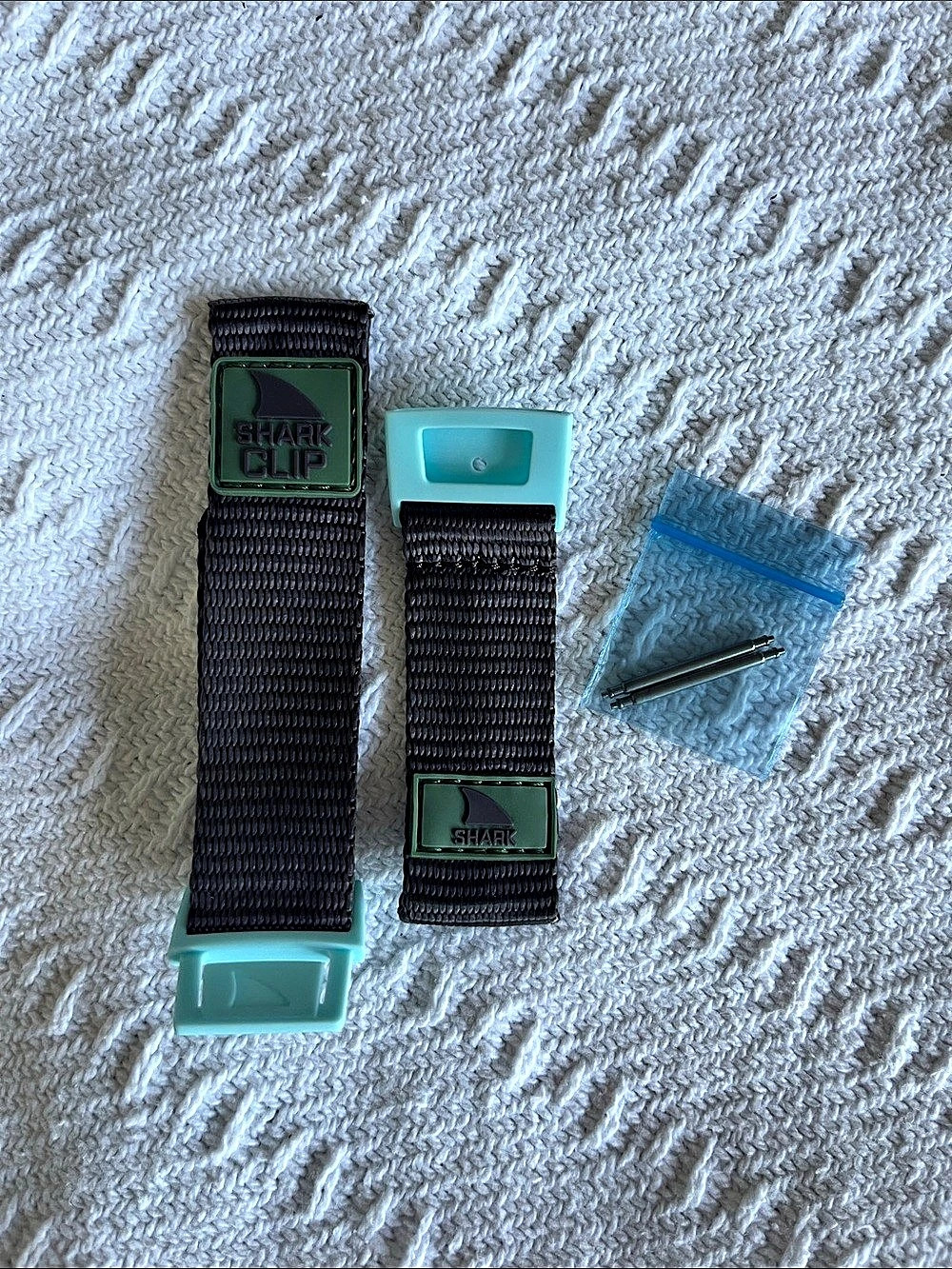 Freestyle USA Shark Classic Clip - Strap Kit - Brown & Turquoise Watchband Like
